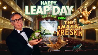 Happy Leap Day from The Amazing Kreskin! (February 29, 2024)