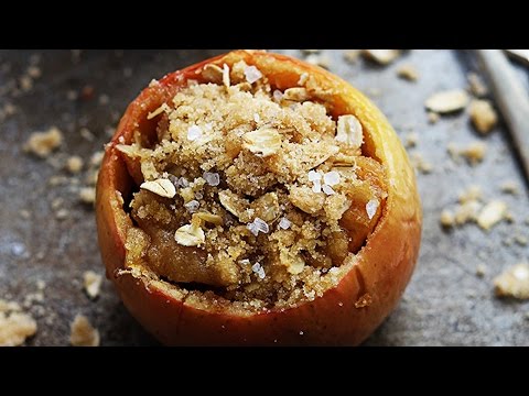 Apple Crisp Stuffed Baked Apples