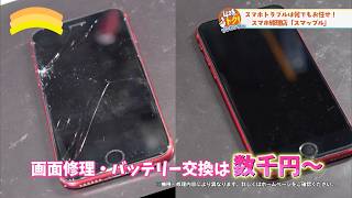 Leave your cracked smartphone screen and battery replacement to