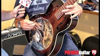 SNAMM ' 18  - Recording King Rattlesnake Resonator and Series 7 Limited Edition Demos