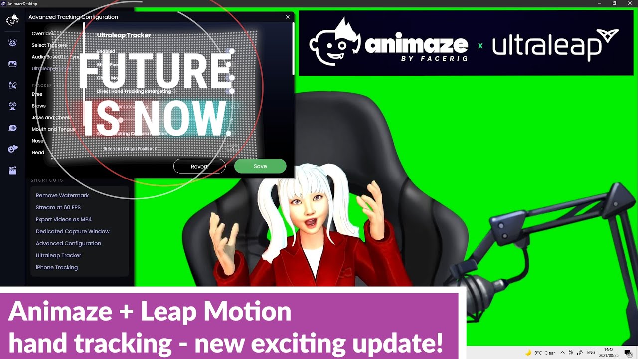 Animaze Leap Motion Hand Tracking New Exciting Update For Animaze By Facerig Youtube