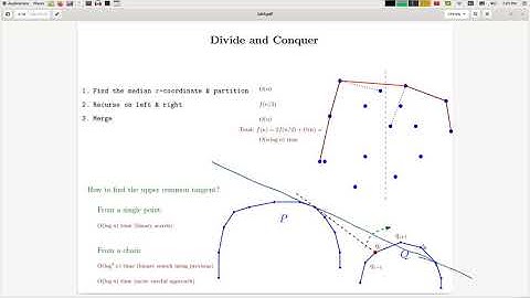 10 Convex Hulls - Common tangent between two hulls