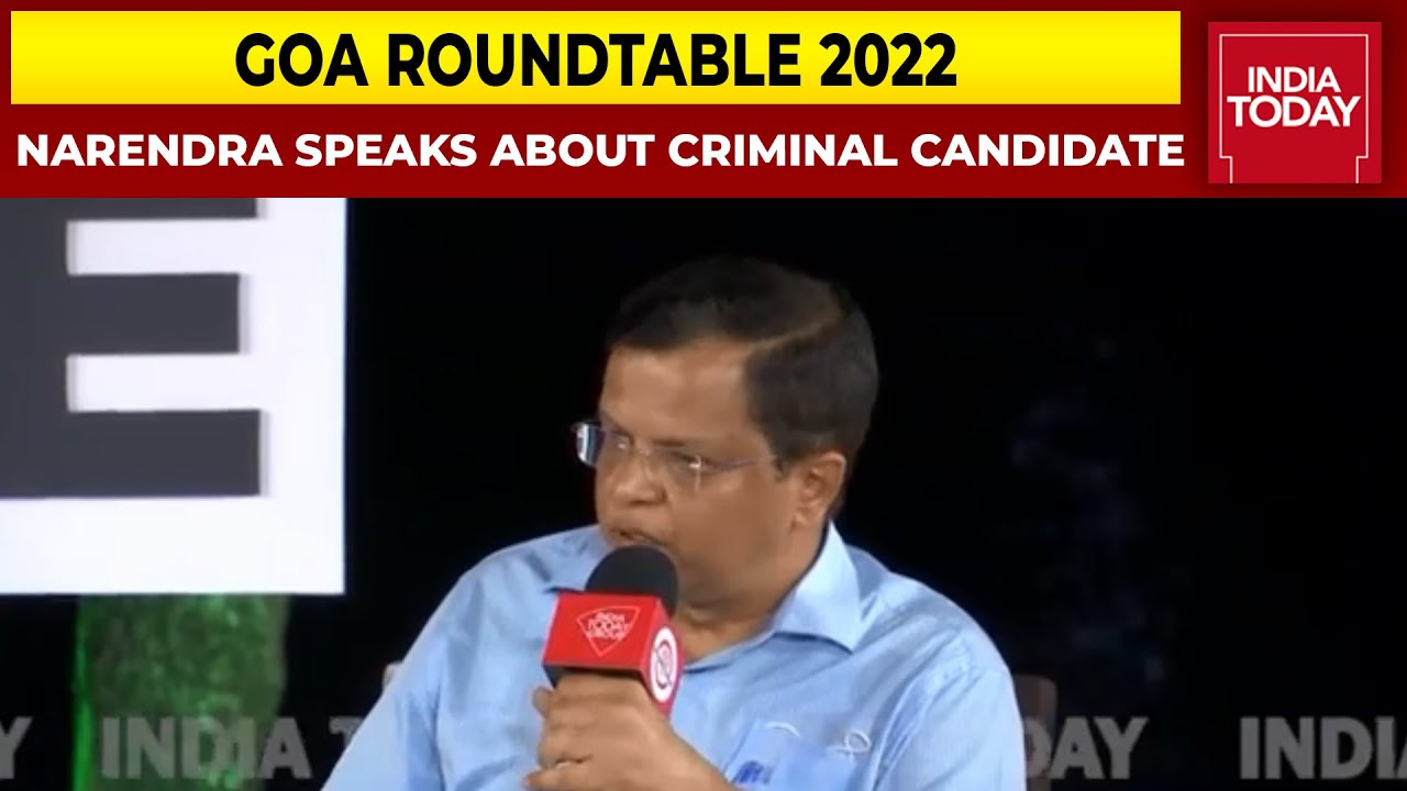 Narendra Sawaikar Talks About Candidate With Criminal Background | Goa Roundtable 2022 | India Today