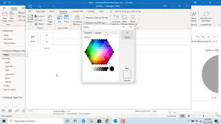 How to Change Background Color of an email in Outlook - Office 365