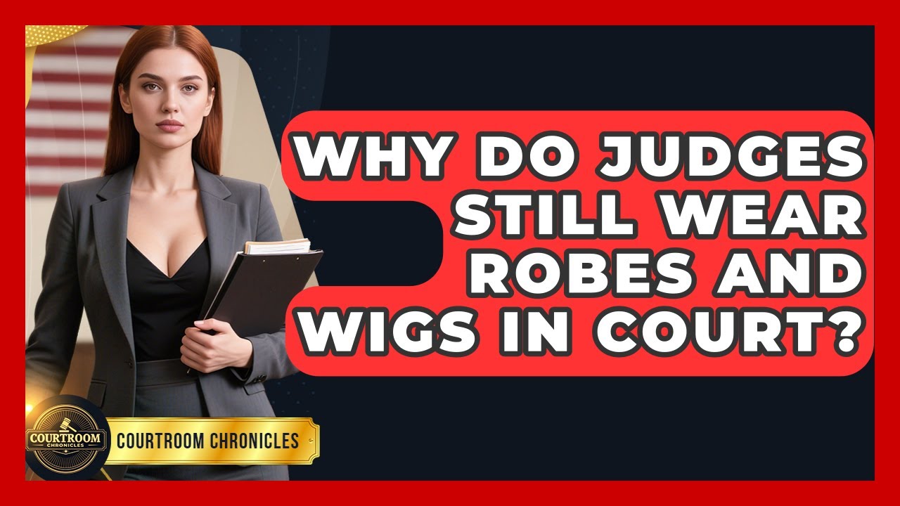 Why Do Judges Still Wear Robes And Wigs In Court? - Courtroom Chronicles