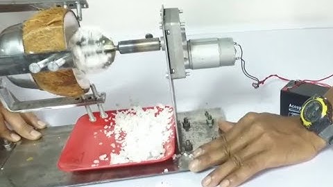Automated Coconut Scraping Machine