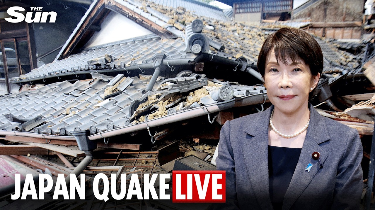 LIVE: Japanese PM Sanae Takaichi visits an evacuation centre in quake-hit Kumamoto prefecture