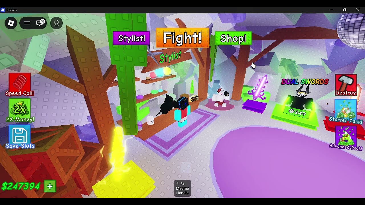 Playing Build A Sword (The Game Is Literally Error  :(