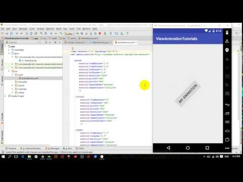 Android Animation Series Tutorial 10 Android Toghether Animations | View Animations