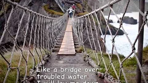 Bridge over troubled water - Susan Boyle - Lyrics