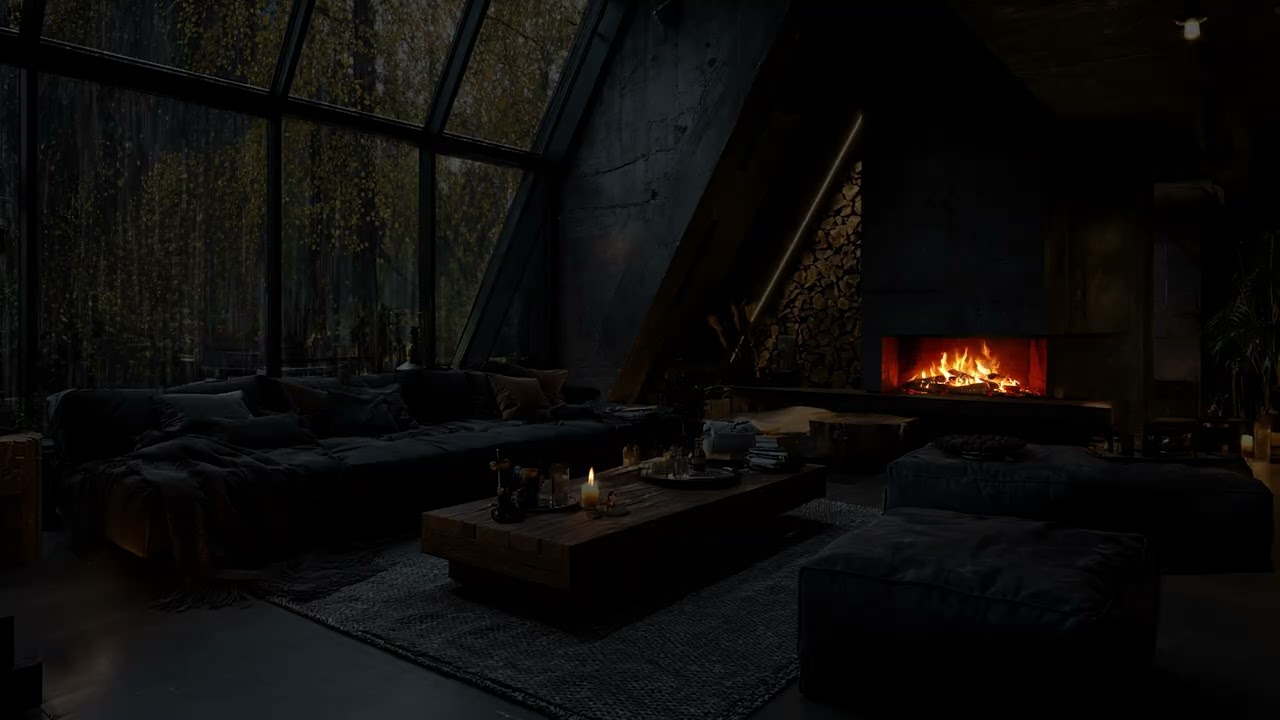 Peaceful Rainy Afternoon in Nature | Gentle Rain Sounds for Sleeping, Studying and Relaxing