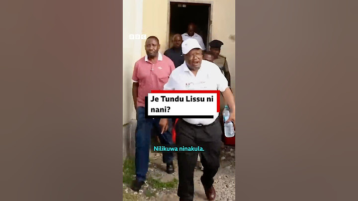Tundu Lissu ni nani?