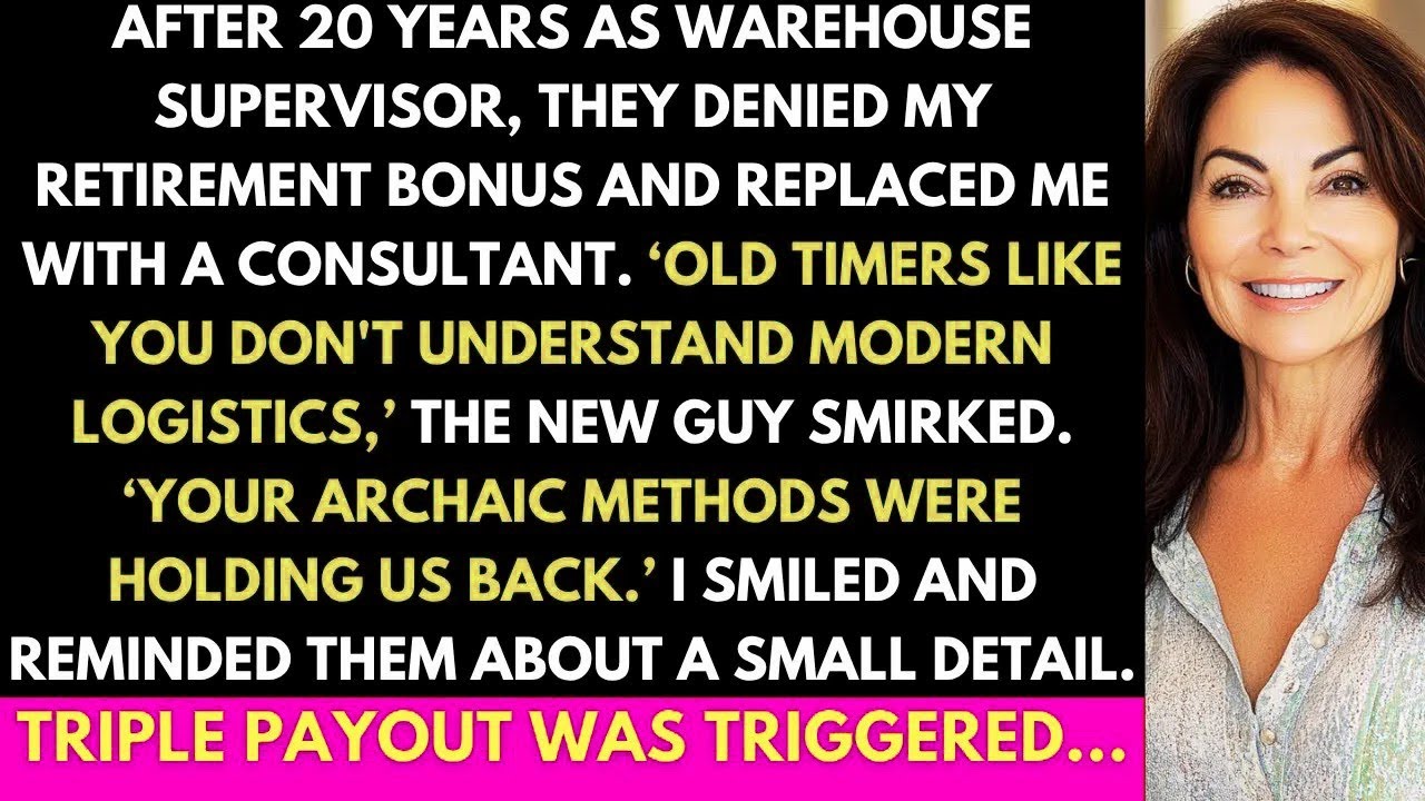 Boss Denied My Retirement Bonus And Replaced Me With A Logistics Consultant  He Forgot One Thing...
