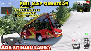 Full map sumatra dan smart traffick!! Game Bus Indonesia Terbaru pesaing BUSSID screenshot 4