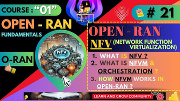 #21 ~ What is NFV (Network Function Virtualization) Concept in Open RAN | ORAN | Course 01 #openran