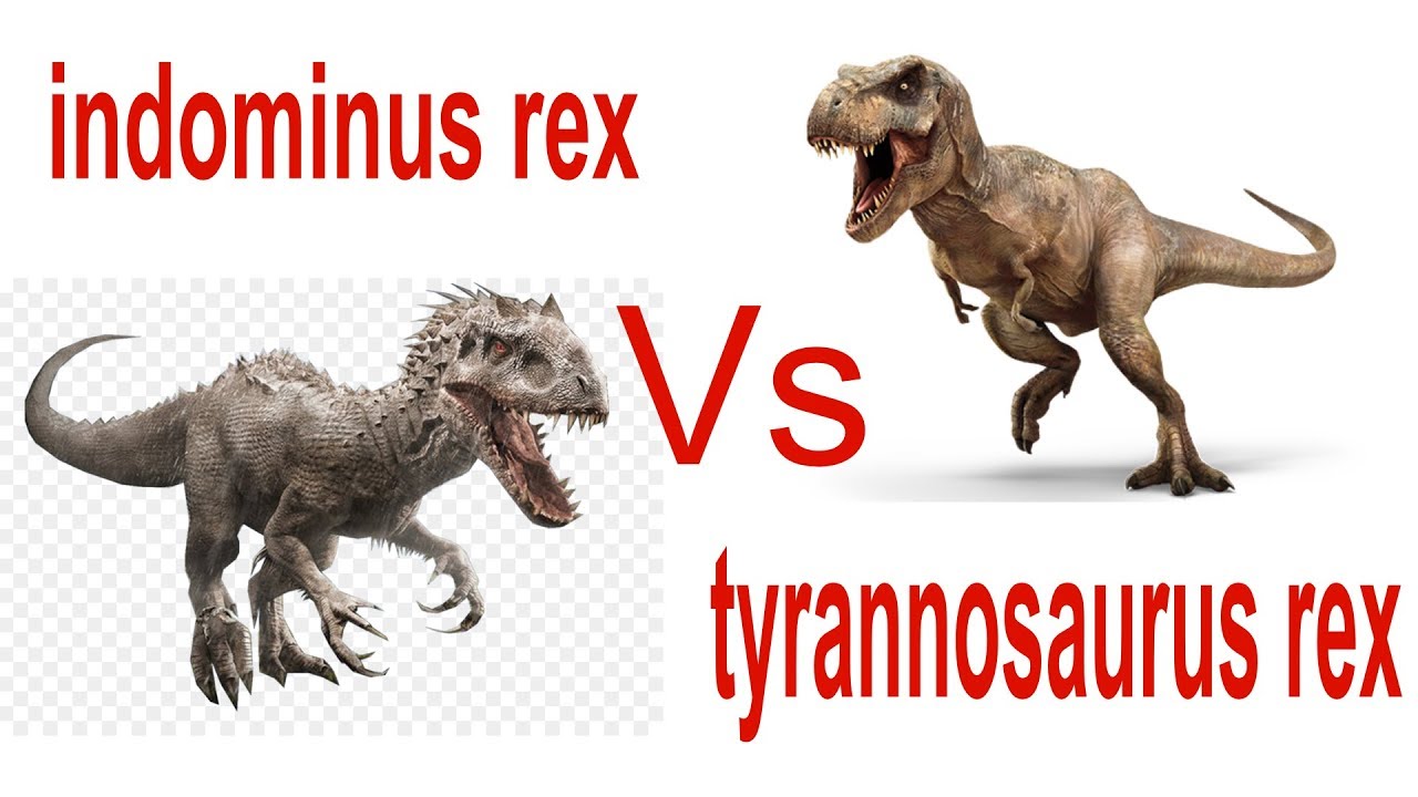 TYRANNOSAURUS REX Vs INDOMINUS REX!  DINO BATTLE! Jurassic World: Evolution