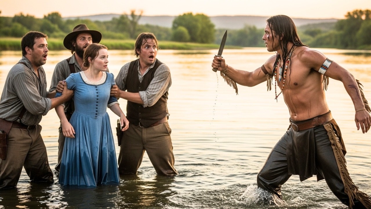 Την Έσυραν στο Ποτάμι για να την Πνίξουν… Μέχρι που ένας Πολεμιστής Απάτσι Αναδύθηκε από το Νερό