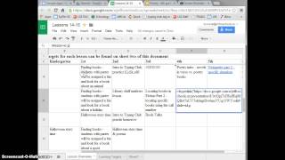 Hyperlinks within Google Spreadsheets