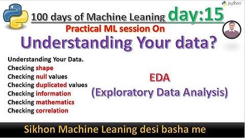Day 15: Understanding Your Data: A Comprehensive Guide to Machine Learning | Urdu Hindi