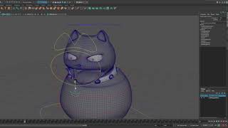 Squishy Cat Maya Rig Demonstration