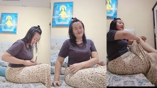 Bunda cantik lemak perutnya bikin sayang 😍