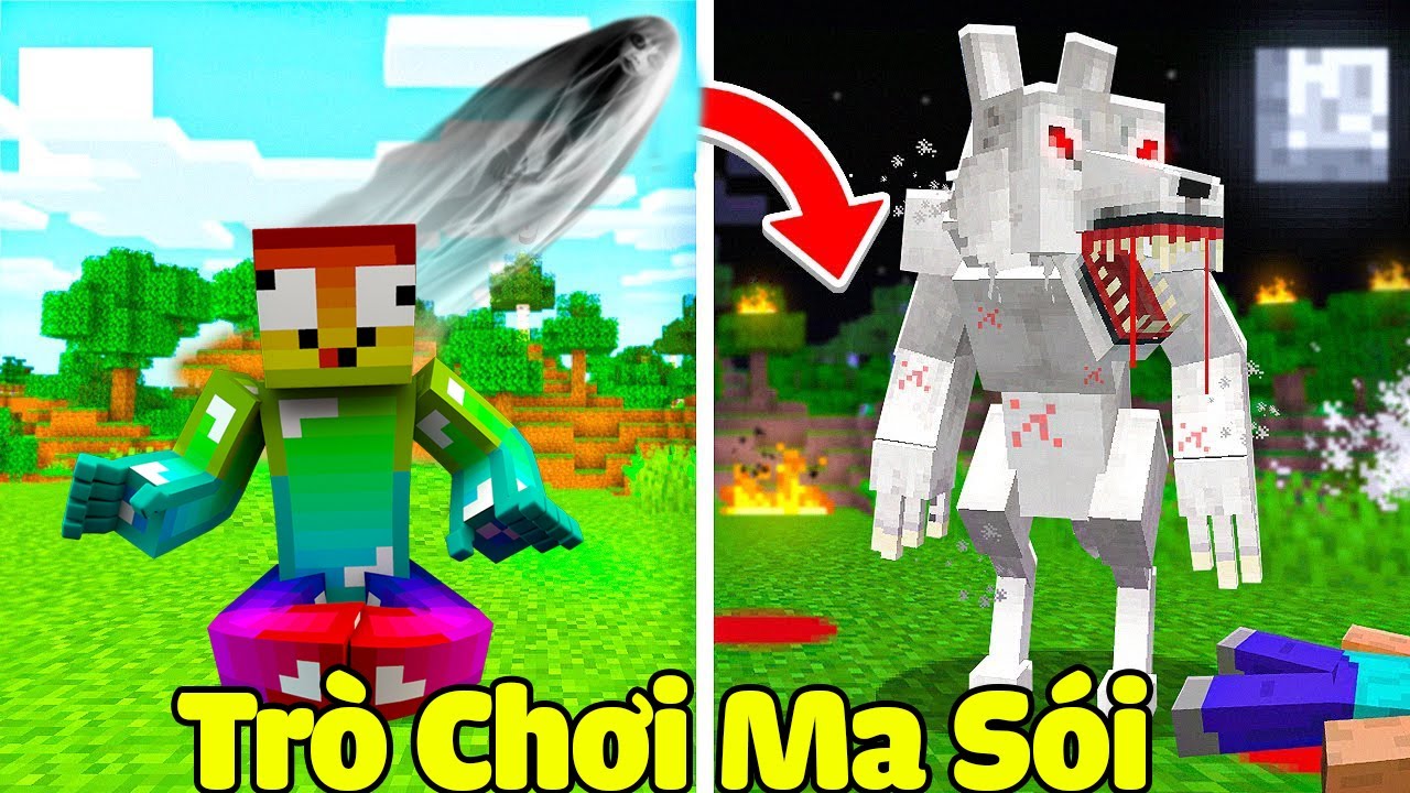 MINI GAME : TRÒ CHƠI MA SÓI ** DÂN LÀNG NOOB TEAM CÃI NHAU VÌ MỘT CÔ GÁI SÓI ??