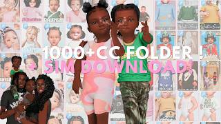 Sims 4 Infant Toddler Kids CC Folder Download 2026 | FREE 1000  Items (Maxis Match   Realistic)