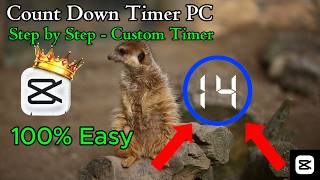 How to Add a Countdown Timer on CapCut PC / Step by Step Tutorial - Custom Timer