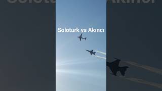 F16 Formation Flight With Drone(Akıncı) #airshow #short #shorts #f16 #fighterjet #solotürk #flight