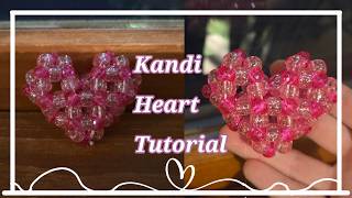 ⋆˚꩜｡ How to make a Kandi Heart (Intermediate tutorial)  ⋆˚꩜｡