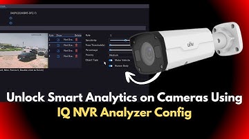 Unlock Smart Analytics on Cameras Using IQ NVR Analyzer Config
