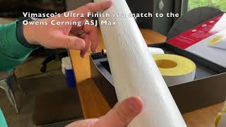 Vimasco Vapor Barrier Coating used with Owens Corning ASJ Max Pipe Insulation