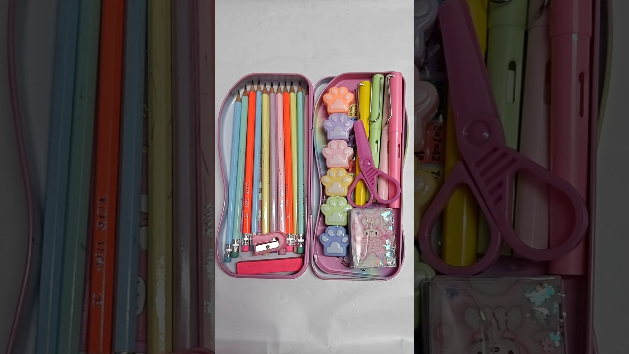 Best ASMR filling 90's pencil case