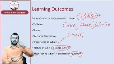 Environmental Science CSS syllabus overview lecture 1