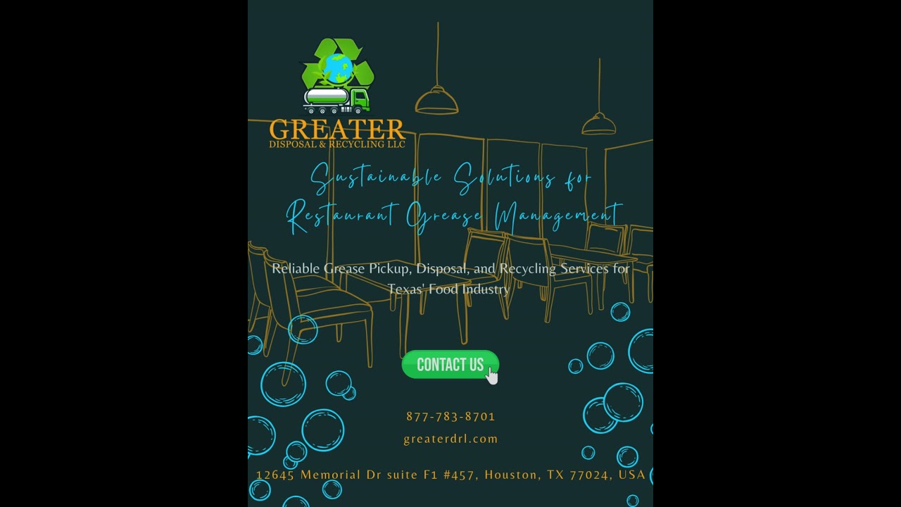 Sustainable Solutions for Restaurant Grease Management