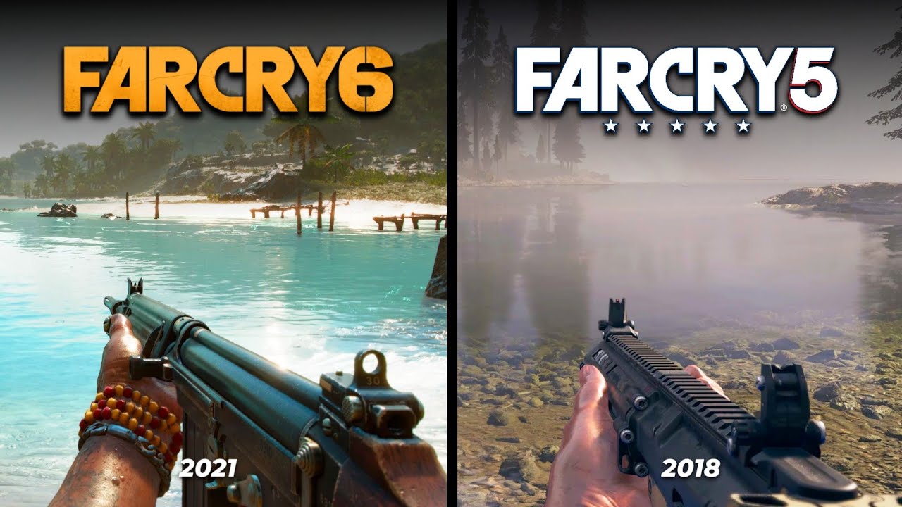 Far Cry 6 vs Far Cry 5 - Details and Physics Comparison