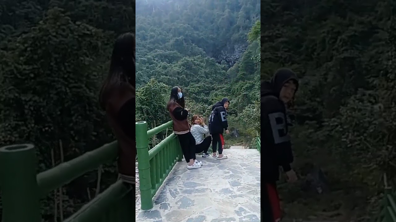 Đường vào khu du lịch Hang dơi đồng Loan Hạ lang Cao Bằng