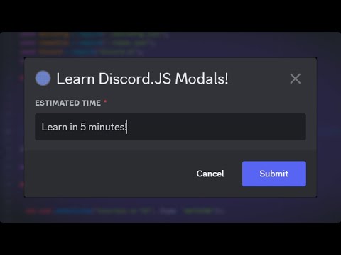 Add Modals to Your Bot in 5 Minutes
