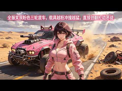 💖全服笑我粉色三輪廢車，載具越粉衝撞越猛，直接創翻搶劫惡徒