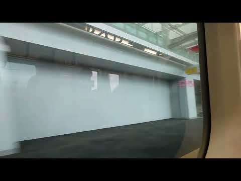 京葉線 もうすぐ開業!幕張豊砂駅開業直前のホーム通過！