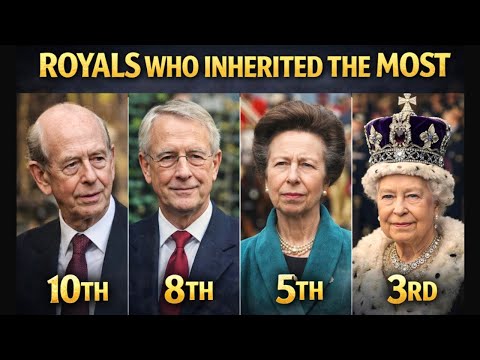 Royals Who Inherited the Most-First and Second on the List will SHOCK you