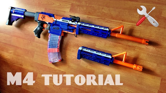 Rendition Påstået Undtagelse MOD] Nerf Stryfe M4/M16 - 3D Printed Parts Kit! (Worker/F10555) - YouTube