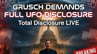 David Grusch CALLS for UFO DISCLOSURE IN The Capitol| Disclosure Day | TDP LIVE!