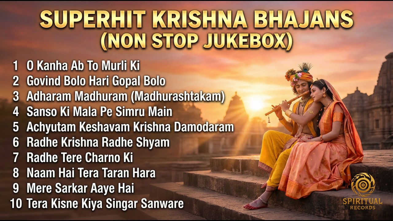 Radha Krishna Bhajans Nonstop 🌸 | Pure Bhakti & Peace | Superhit Bhakti Songs  #radheradhe