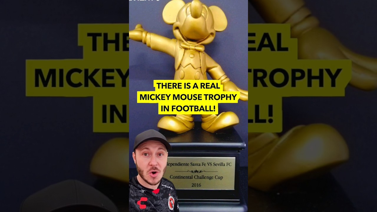 Which football team has won a Mickey Mouse trophy? 😬🏆⚽️ 