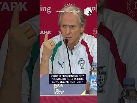Video Portogallo, Jorge Jesus duro contro Cristiano Ronaldo: Comando io e le regole valgono per tutti
