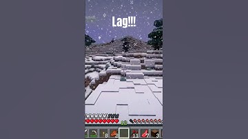 Never underestimate lag lol #minecraft #funnyclips #minecraftshorts #gaming