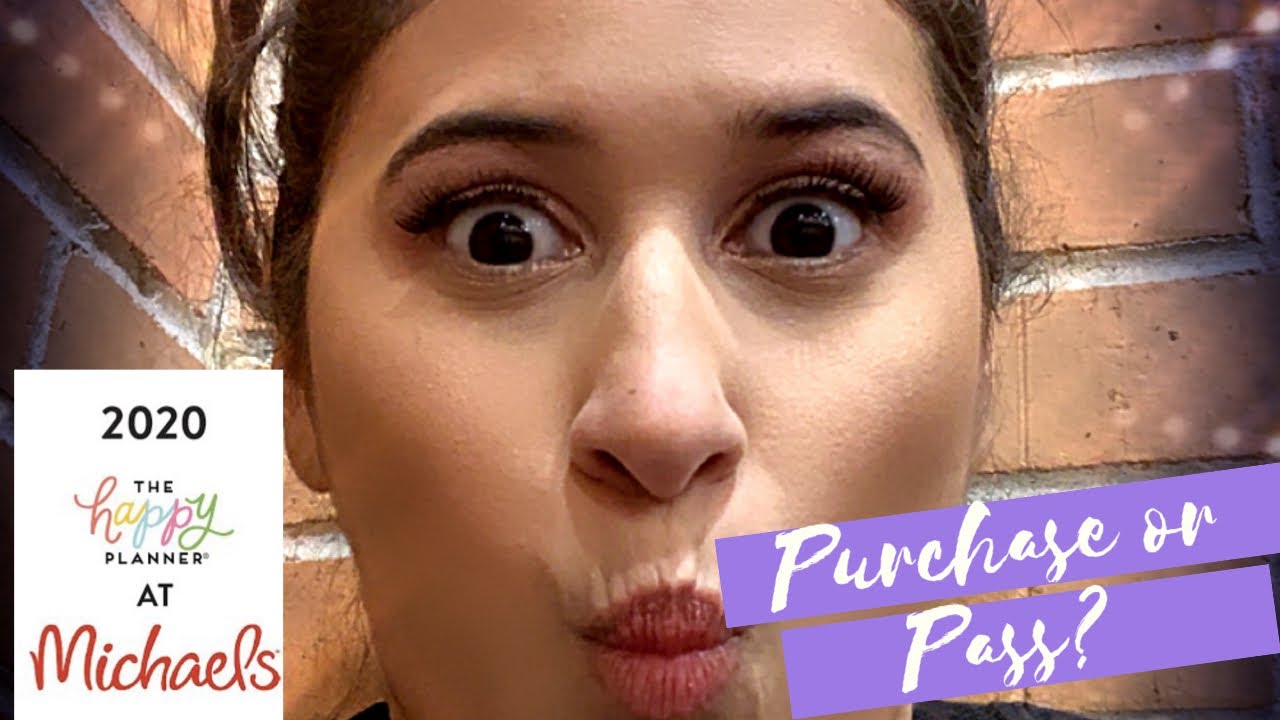 Purchase Or Pass Michaels Happy Planner 2020 Spring Release YouTube Purchase or pass michaels happy planner 2020 spring release youtube