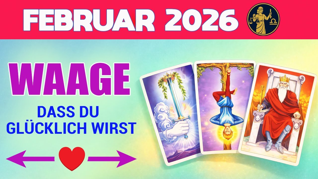 Waage ☀️ Ein Neuer Weg In Der Liebe, Es Ist Zeit, Dass Du Glücklich Wirst. ☀️#Tarot-lesung Zur Liebe