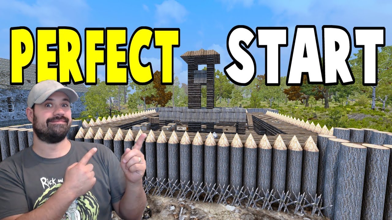 Perfect Start | WotW | 7 Days To Die Alpha 16 Let's Play Gameplay PC | E1